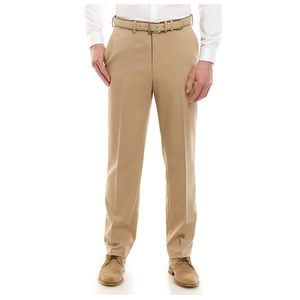 SADDLEBRED Khaki Dress Pants Elastic Waist Size 40x30 cdw $75 EUC